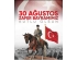 Büyük Taarruz 'un 101. yıldönümünü kutluyor, Gazi Mustafa Kemal Atatürk ve aziz şehitlerimizi saygı, rahmet ve minnetle anıyoruz. 30 Ağustos Zafer Bayramımız kutlu olsun.