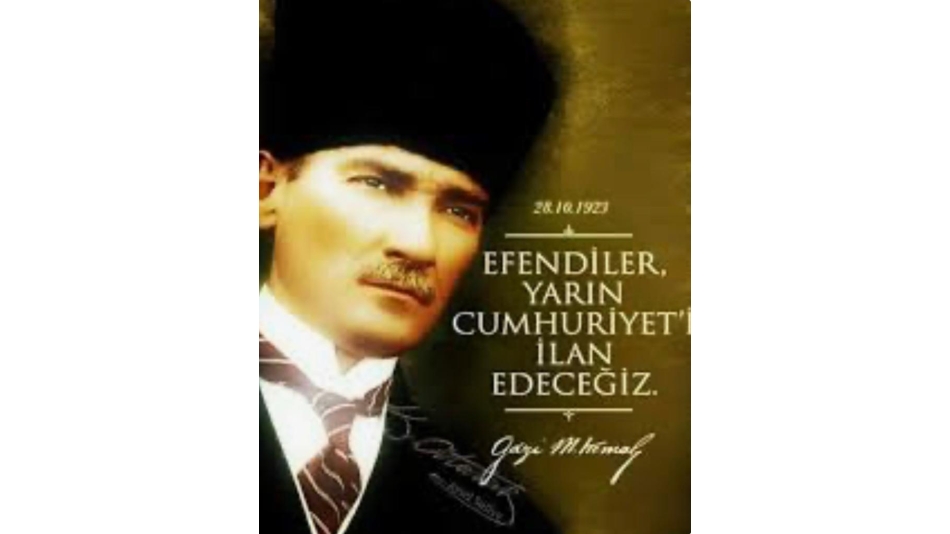 Cumhuriyetimizin 100. yılında, Ulusumuzun her bir ferdinin bayramını coşkuyla kutluyor,