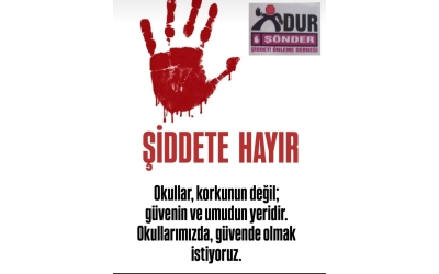 HERTÜRLÜ ŞİDDETE KARŞI HAYIR 