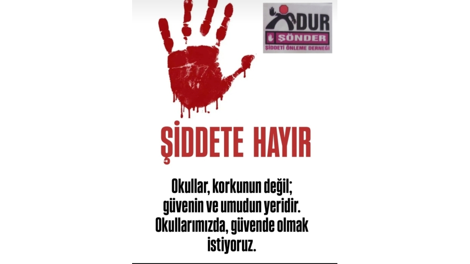 HERTÜRLÜ ŞİDDETE KARŞI HAYIR 